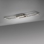 Hranatá - LD 14694-18 ASMIN LED stropní svítidlo 1000x17,9cm černá ploché stmívatelné vypínačem jednoduchý panel 3000K - LEUCHTEN DIREKT / JUST LIGHT - foto 7