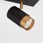 Bodová - NV 9111434 Bodové svítidlo POGNO černá a zlatý hliník GU10 2x10W IP20 220-240V bez žárovky - NOVA LUCE - foto 7