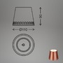 Na stůl - BRILO 7485013 Nabíjecí stolní lampa, 11 cm, 2,6W, 280lm, měď - BRILONER - foto 7