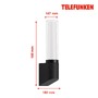 Nástěnná - TF 311305TF TELEFUNKEN LED venkovní svítidlo 33,2 cm 8W 850lm černá - BRILONER - foto 7