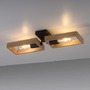 Hranatá - LD 15657-18 FRANKY LED stropní svítidlo, černá, dřevěný rám, kov, 2 ramenné stropní svítidlo - LEUCHTEN DIREKT / JUST LIGHT - foto 7