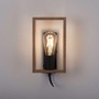 Dekorativní - LD 15654-18 FRANKY LED nástěnné svítidlo, černá, dřevěný rám, kolébkový spínač, kov, 1 ramenné - LEUCHTEN DIREKT / JUST LIGHT - foto 7