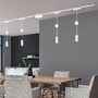 Lištové Briloner 48V - BRILO 8041046 Luxtrail lištový systém, kompletní sada, 4x LED závěsné svítidlo, bílá - BRILO - foto 7
