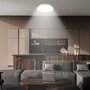 Kruhová - BRILO 3904012 Competo stropní svítidlo pr.33 cm - 22W, 2400lm, LED, neutrální bílá, matný nikl - BRILO - foto 7