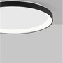 Kruhová - NV 9853676 Stropní svítidlo PERTINO černý hliník a akryl LED 48W 230V 3000K IP20 stmívatelné - NOVA LUCE - foto 7