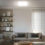 Hranatá - BRILO 3865416 BRILONER Slim Case stropní svítidlo 42x42 cm - 22W, 3000lm, neutrální bílá, LED, bílé 3865416 - foto 7