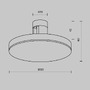 Lištové Magnetic Maytoni Flarity - M TR152-1-7W2.7K-BS-DE Svítidlo pro kolejnicový systém Plato 2700K 7W teplá bílá 250lm mosaz hliník Flarity - MAYTONI - foto 7