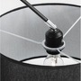 Stojací lampy - NV 9401652 Stojací lampa SAMA černé stínidlo černá hliníková základna E27 1x12W 230V IP20 bez žárovky - NOVA LUCE - foto 7