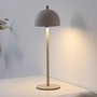 Stolní lampy dekorační - LD 19244-39 Kolekce Schöner Wohnen LED bateriové stolní svítidlo BELLIES, písková barva, nabíjecí, USB, 3000K - JUST LIGHT - foto 7