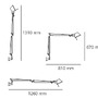 Stolní lampy pracovní - AR A0048W00 Tolomeo stolní lampa LED 2700K - tělo lampy - ARTEMIDE - foto 7