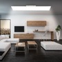 Hranatá - BRILO 7667016 Simple svítidlo LED panel 100x25 cm - 22W, 2300lm, neutrální bílá, IP44, bílé - BRILO - foto 7
