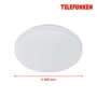 Kruhová - TF 601506TF TELEFUNKEN LED stropní svítidlo s čidlem, pr. 29 cm, 12 W, bílé - BRILONER - foto 7