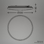 Kruhová - BRILO 3903012 Competo stropní svítidlo pr.33 cm - 22W, 2400lm, LED, teplá bílá, matný nikl - BRILO - foto 7