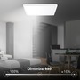 Hranatá - BRILO 3886016 AKCE - Tava A svítidlo LED panel 42x42 cm - 14W, 3000lm, energetická třída A, stmívatelné, CCT, bílé - BRILO - foto 7