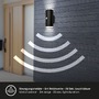 Nástěnná - BRI 3787015 Lima LED venkovní nástěnné svítidlo, pohybové čidlo, soumrakový senzor, nabíjecí, černá - BRILONER - foto 7