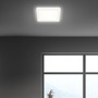Hranatá - BRILO 3863416 Slim Case stropní svítidlo 19x19 cm - 12W, 1400lm, neutrální bílá, LED, bílé - BRILO - foto 7