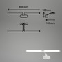 Koupelnová - BRI 2131014 LED svítidlo k zrcadlu 60 cm 8 W 1040lm chrom - BRILONER - foto 7
