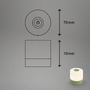 Na stůl - BRILO 7461019 LED nabíjecí stolní lampa, 7 cm, 2W, 150lm, zelená - BRILO - foto 7