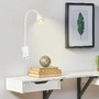 Bodová - BRI 2175016 Justra lampa na čtení, nastavitelná, 2x USB porty, bílá - BRILONER - foto 7