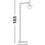 Stojací lampy - NV 9043309 Stojací lampa PIELO černý kov opálové sklo G9 1x5W 230V IP20 třída II bez žárovky - NOVA LUCE - foto 7