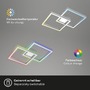 Hranatá - BRILO 3755-019 RGB CCT LED stropní svítidlo, 59,7 cm, 44 W, 4400 lm, hliník - BRILO - foto 7