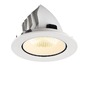 Kruhová - LA 1009734 NUMINOS® GIMBLE L Stropní vestavné svítidlo, 3000 K, 40°, IP20, kulaté, bílé - BIG WHITE (SLV) - foto 7