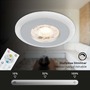Kruhová - BRILO 7040-034 LED vestavná svítidla sada, pr.8,4 cm, 3x LED, 5 W, 460 lm, matný chrom - BRILONER - foto 7