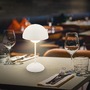 Stolní lampy dekorační - BRILO 7578016 Kugle stolní lampička - 3W, 250lm, bezdrátová, LED, stmívatelné, dotykový vypínač, teplá bílá, bílá - BRILO - foto 7