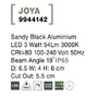Zapuštěná - NV 9944142 Venkovní zapuštěné svítidlo do zdi JOYA černý hliník LED 3W 3000K 100-240V 19st. IP65 - NOVA LUCE - foto 7