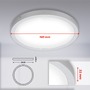 Kruhová - BRI 7143414 LED stropní svítidlo, pr. 40,5 , 24,5 W, matný chrom (starý kód: BRI 7143-414) - BRILONER - foto 7