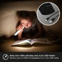 Na stůl - BRILO 7474015 LED nabíjecí stolní lampa, 30 cm, paměť, 7W, 700lm černá - BRILO - foto 7