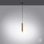 Subtilní - LD 15617-60 BRUNA LED závěsné svítidlo, nadčasové, matná mosaz, do interiéru - LEUCHTEN DIREKT / JUST LIGHT - foto 7