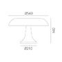 Stolní lampy dekorační - AR 0056050A Nesso oranžová - ARTEMIDE - foto 7