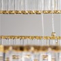 Kruhová - NV 9333069 Závěsné svítidlo AURELIA zlatý kov a křišťál LED 92W 230V 3500K IP20 stmívatelné - NOVA LUCE - foto 7