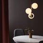 Kónická - NOR 48603035 Závěsné svítidlo Lilly 3x40W E14 mosaz opál - NORDLUX - foto 7