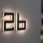 Nástěnná - P 94651 Solární LED domovní číslo a svítidlo písmeno B vč. vyměnitelné nabíjecí baterie IP44 3000K černá - PAULMANN - foto 7