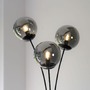 Stojací lampy - LD 14603-18 BIG WIDOW LED stojací svítidlo 3 ramenné, černá, dekorativní design, hra světla, prohnuté - LEUCHTEN DIREKT / JUST LIGHT - foto 7