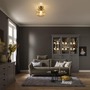 Dekorativní - LD 13574-27 Kolekce Schöner Wohnen stropní svítidlo NAMI, jantar, E27 vhodné pro LED žárovky - JUST LIGHT - foto 7