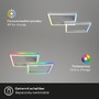 Hranatá - BRILO 3753-019 RGB CCT LED stropní svítidlo, 64 cm, 40 W, 3600 lm, hliník - BRILO - foto 7