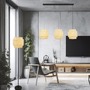 Stojací lampy - BRI 1851014 Papper stojanová lampa, stínidlo z přírodních vláken, nožní vypínač, přírodní - BRILONER - foto 7