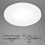 Kruhová - BRI 7057436 3ks sada LED vestavné svítidlo, pr. 8,6 cm, 3 W, 350 lm, bílé (starý kód: BRI 7057-436) - BRILONER - foto 7