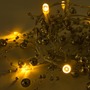 LED osvětlení na BATERIE - DLED BL09W DECOLED LED světelný řetěz na baterie, stříbrné perly, teple bílá, 10 diod, 1,3 m - foto 7