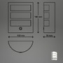 Nástěnná - BRI 3793014 LED nabíjecí nástěnné svítidlo, dotykový vypínač, 15 min. časovač, vč. USB-C kabelu - BRILONER - foto 7