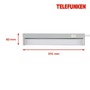 Přisazená - TF 204204TF TELEFUNKEN LED skříňkové svítidlo 31 cm 5,5W 600lm šedá - BRILONER - foto 7