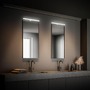 Přisazená - BRILO 2363018 Basu svítidlo k zrcadlu - 7,5W, 1000lm, 2 v 1 způsoby montáže, 50 cm, neutrální bílá, chrom - BRILO - foto 7