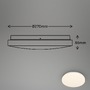 Kruhová - BRILO 3827016 Walk LED stropní svítidlo IP54, 3m dosah čidla, pohybové čidlo bílé - BRILO - foto 7