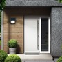 Solární - BRILO 3856015 Solární LED venkovní nástěnné svítidlo vč. IR senzoru, černé, 5W, 400 lm, sklo/plast - BRILO - foto 7