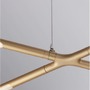Podélná - NV 9695214 Závěsné svítidlo RACCIO mosazný zlatý kov a akryl LED 27W 230V 3000K IP20 stmívatelné - NOVA LUCE - foto 7