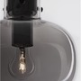 Koule - NV 9236510 Závěsné svítidlo CINZIA kouřové sklo černý kabel černá kovová základna E27 1x12W 230V IP20 bez žárovky - NOVA LUCE - foto 7