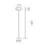 Stojací lampy - AR 1180W10A Cabildo stojací lampa LED 2700K - ARTEMIDE - foto 7